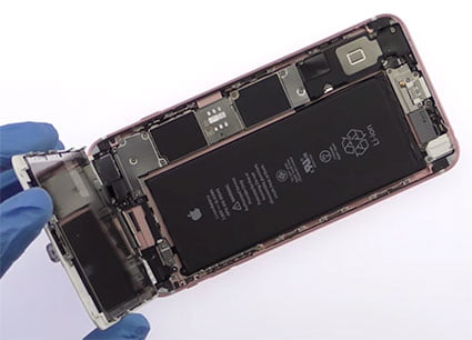 Разобранный iPhone 6s Plus
