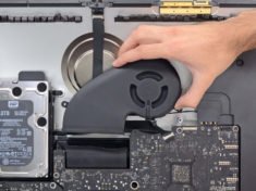 Чистка iMac от пыли