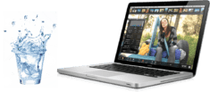 В MacBook попала вода