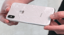 Разбитое стекло iPhone X