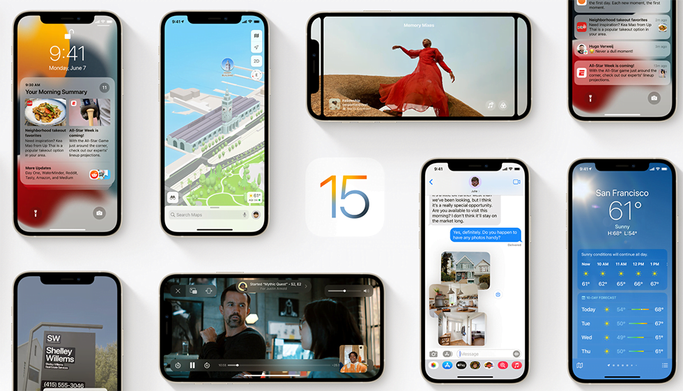 Функции iOS 15